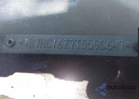 1996 Dodge Ram 1500 from USA, damaged, VIN 1B7HC16Z7TS590647